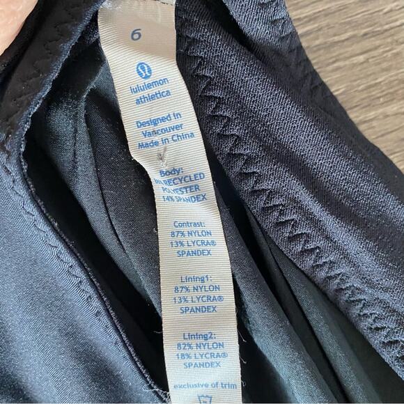 Lululemon Run For Your Money Black Mini Jumper Dress size 6 - Picture 10 of 10